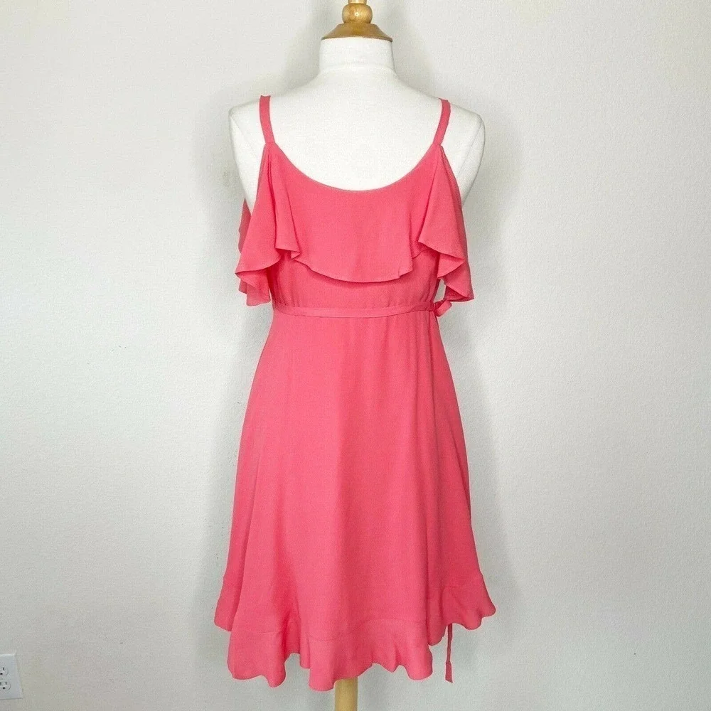 Cupcakes and Cashmere Morena Ruffle Wrap Dress - Picture 10 of 12
